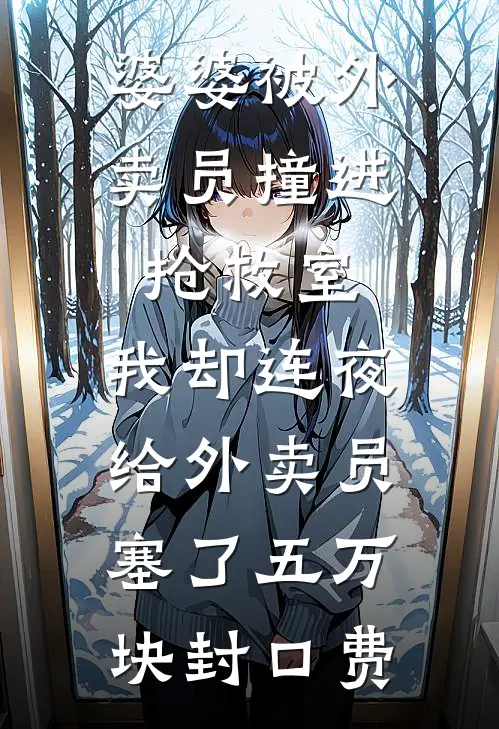 婆婆被外卖员撞进抢救室，我却连夜给外卖员塞了五万块封口费