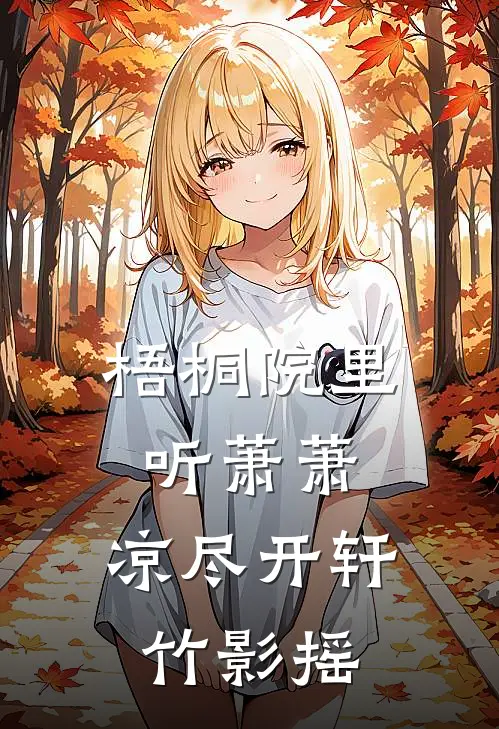 梧桐院里听萧萧,凉尽开轩竹影摇