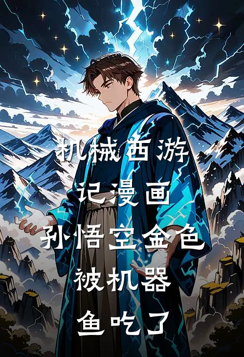 机械西游记漫画,孙悟空金色,被机器鱼吃了